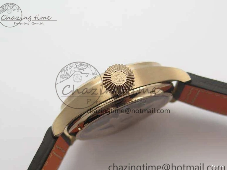 MIROTIME 0202 Popular Big Pilot Real PR IW502706 RG YLF 1:1 Best Edition Brown Dial On Calfskin Strap A 7223